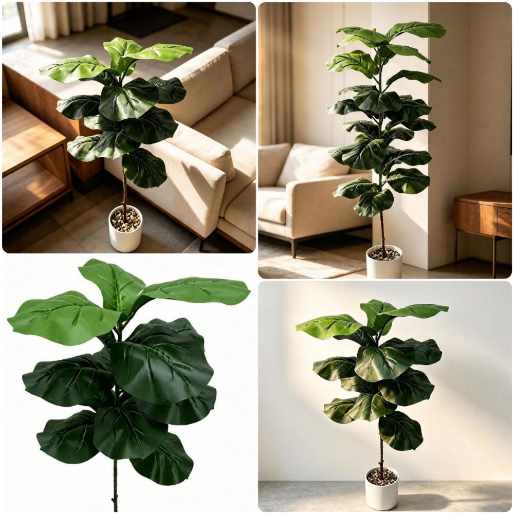 9/15/23 Leaves Artificial Ficu - Ficus Lyrata Tree review and price
