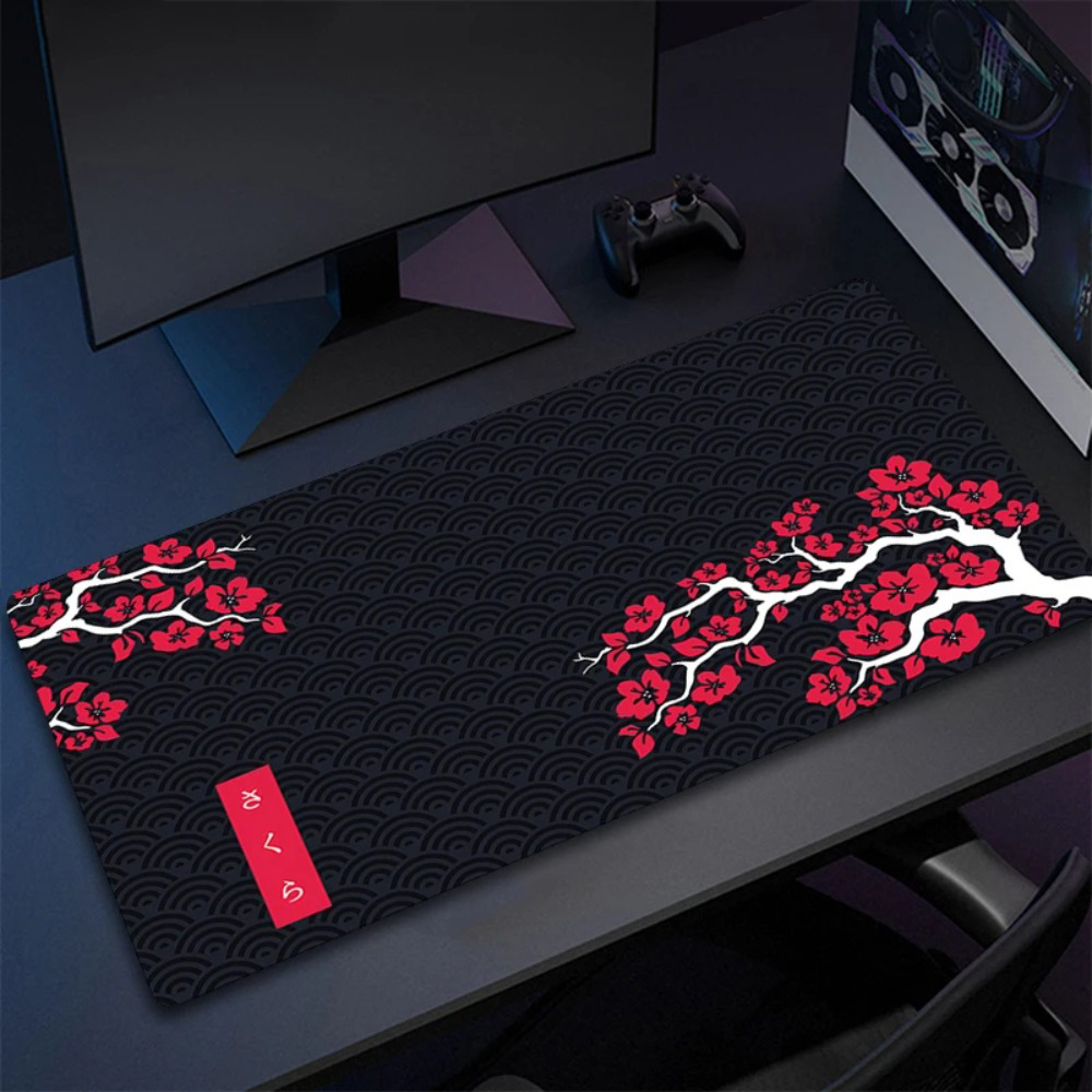 Purple Sakura Mouse Pad Large  - Tradescantia Purple review and price